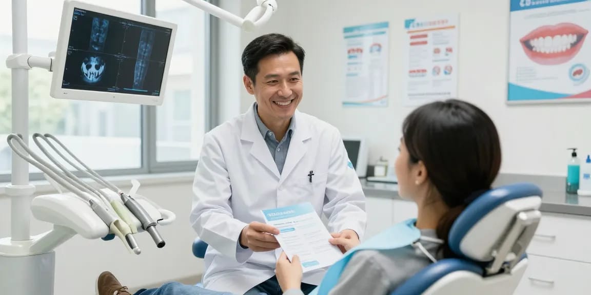 view it now for a comfortable dental experience with friendly dentist in bright clinic