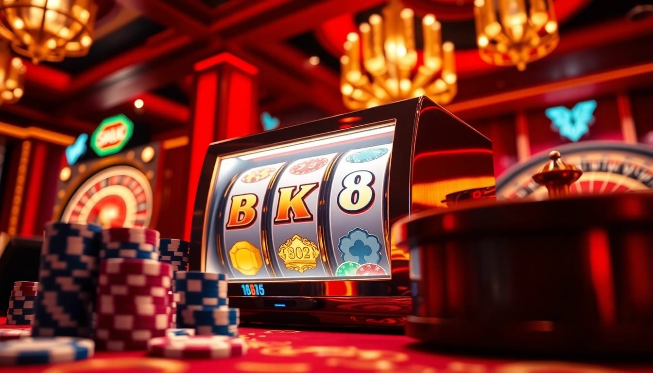 Spin the reels on bk8 สล็อต, an exhilarating gaming experience filled with excitement.