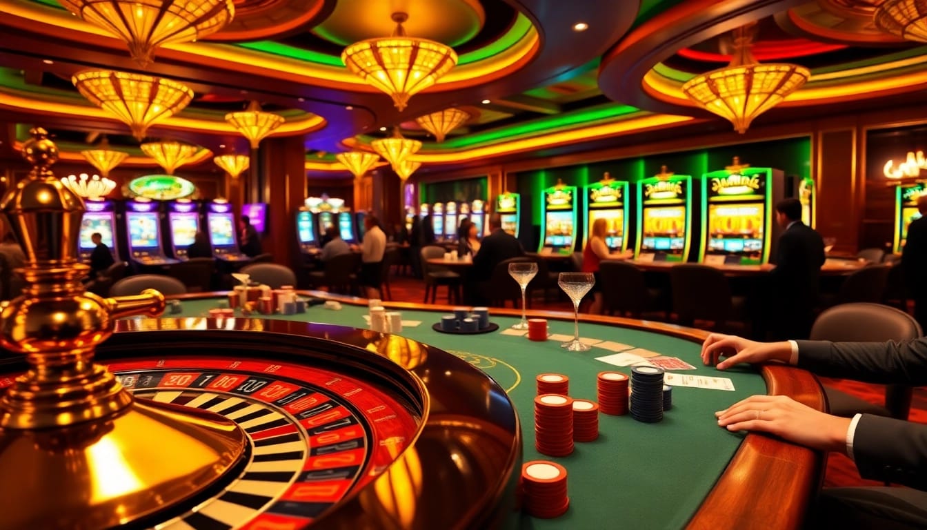 Experience the thrill of 555 win at luxury casino tables with vibrant chips and cards.