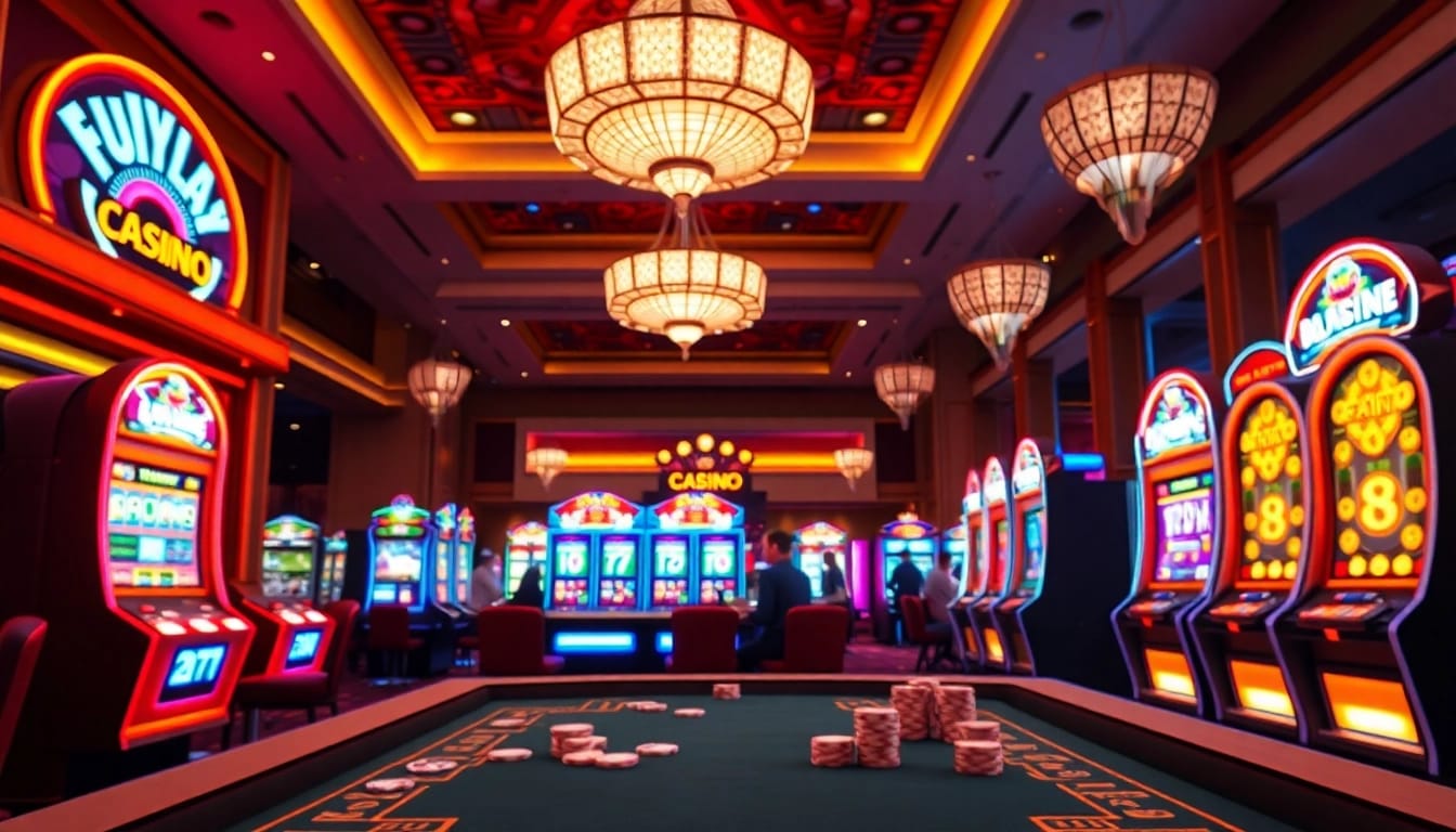 Experience the excitement of as38 slot server thailand with vibrant casino gaming tables and slot machines.