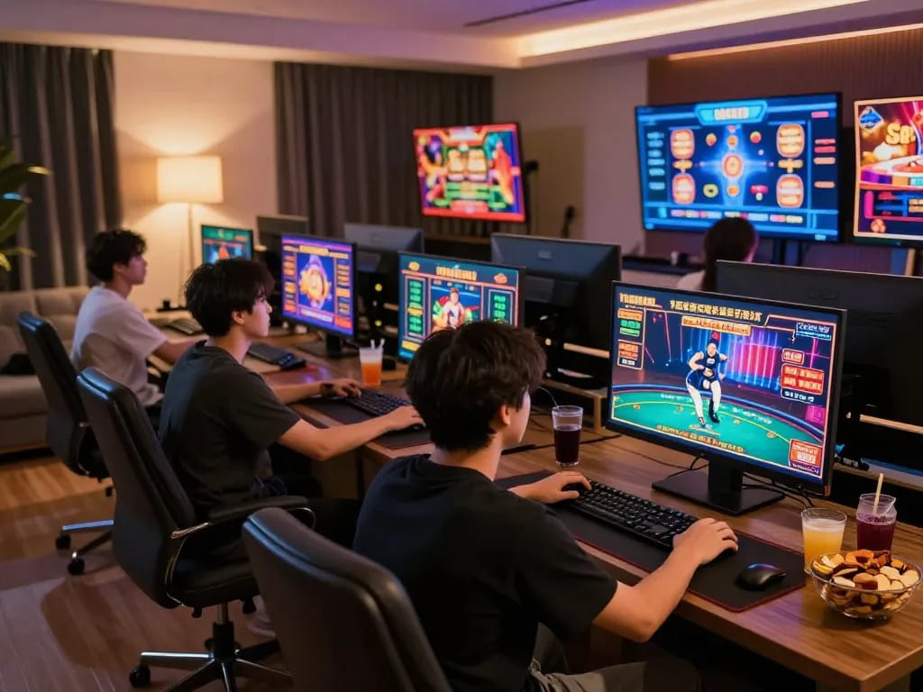 Player immersed in online gaming experience at vt88 trang chủ, showing lively interactive casino games