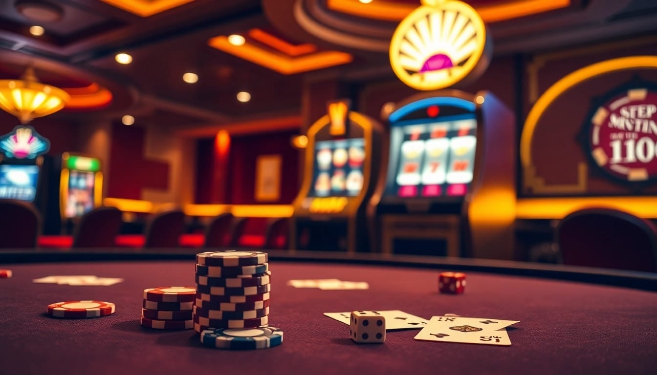 Experience excitement at https://xx88.nl/ with poker chips and vibrant casino tables.