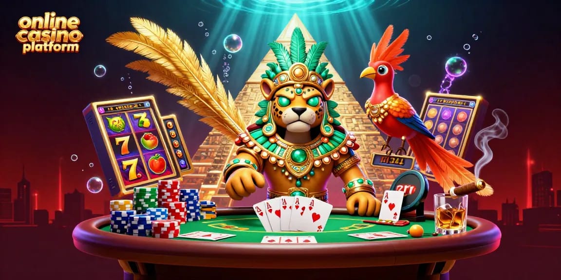 Engage with Phdream's online casino platform featuring exciting slot reels and captivating creatures.