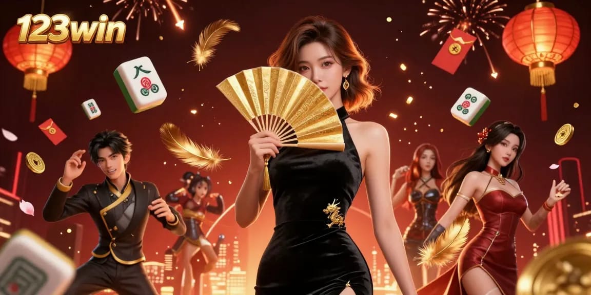 Experience thrilling gaming adventures with 123win, highlighted by a stunning representation of casino excitement and elegance.