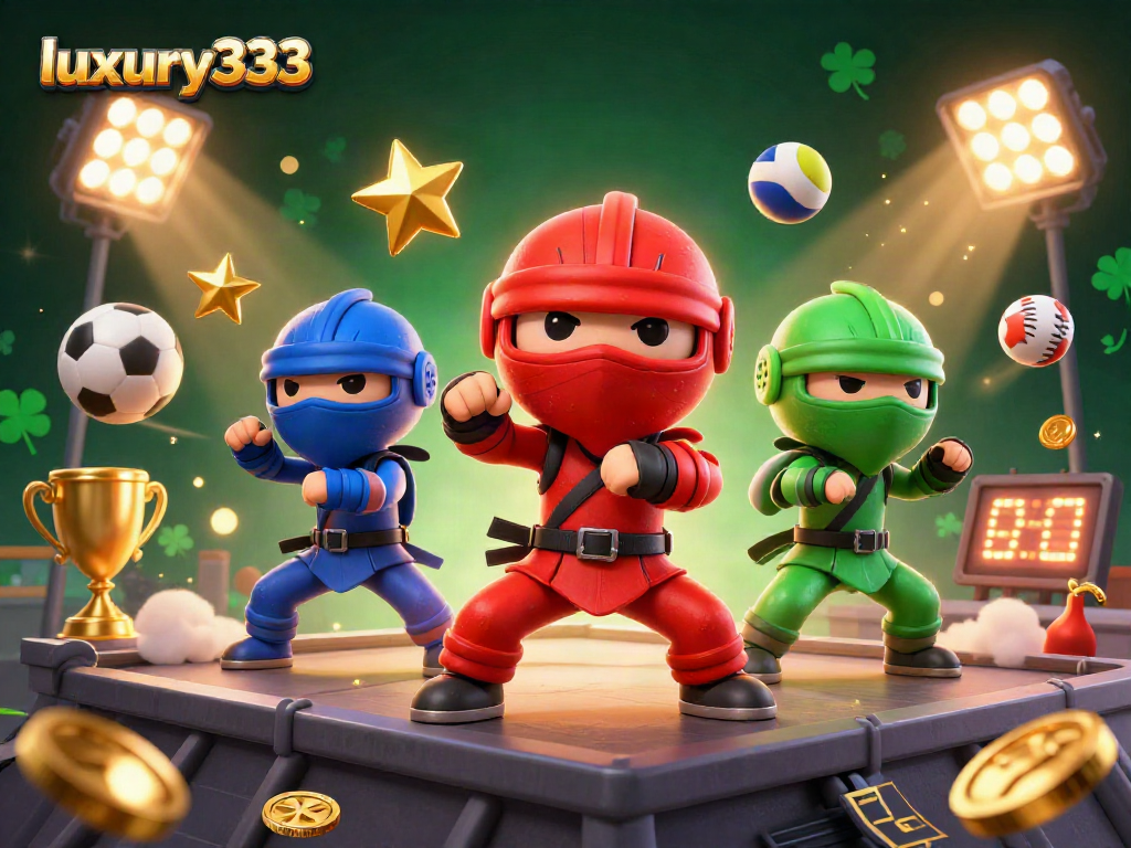 luxury333 meriahkan pertarungan dengan ninja kadal dan bola olahraga di kasino