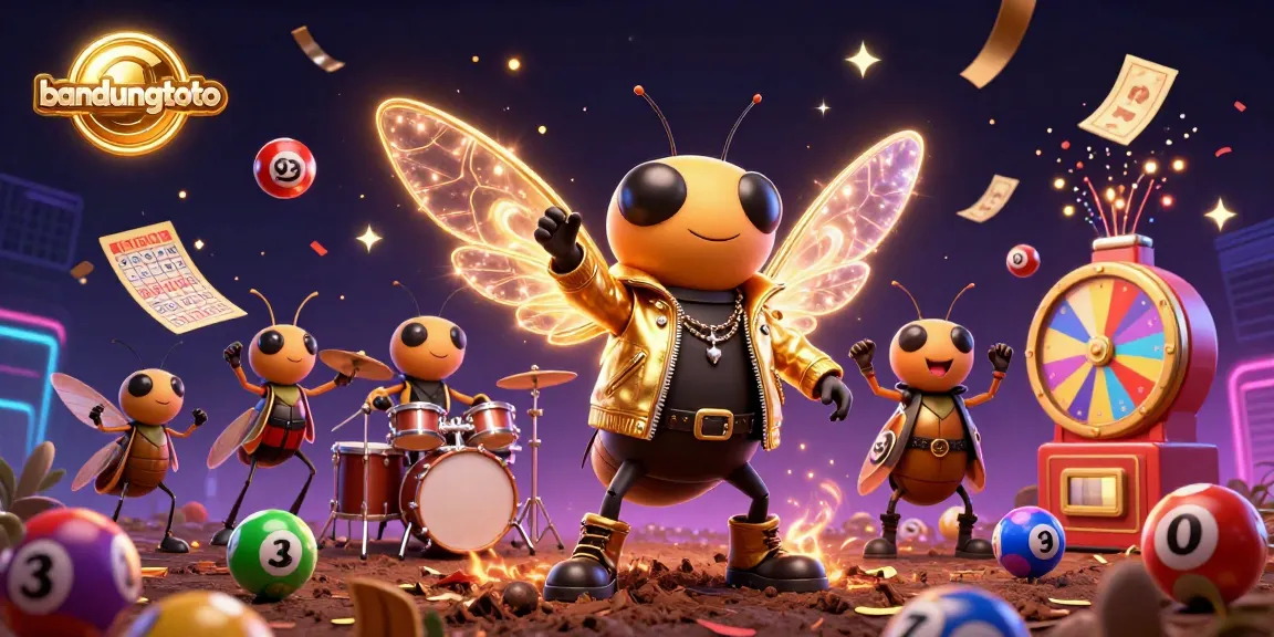 Engage in the vibrant atmosphere of bandungtoto with dynamic lottery elements and a lively 3D rock star scene.