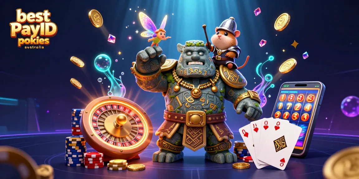 Experience the best PayID pokies Australia with lively characters and action-packed casino elements.