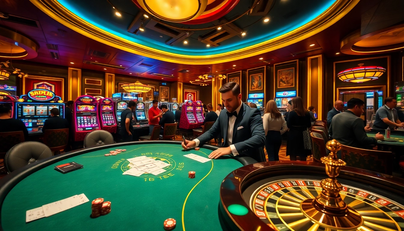 Experience the excitement of GO88 with vibrant gaming scenes filled with poker chips and a roulette wheel.