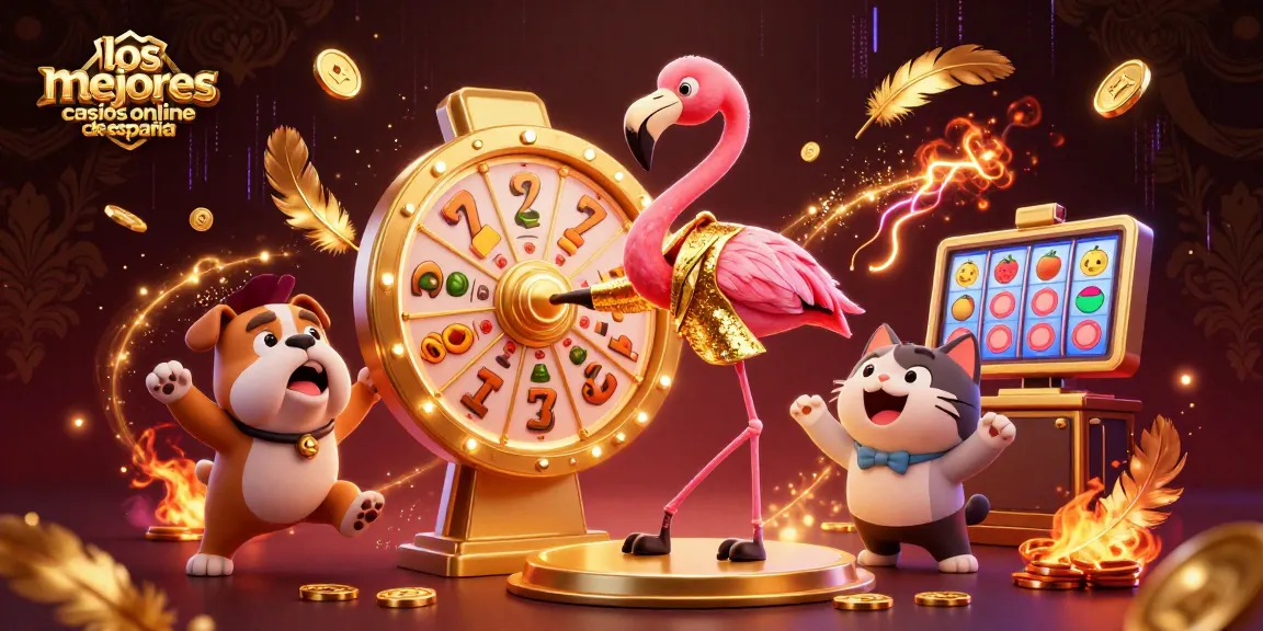 Experience excitement at los mejores casinos online de españa with a game show host, bulldog contestant, and thrilling jackpots.