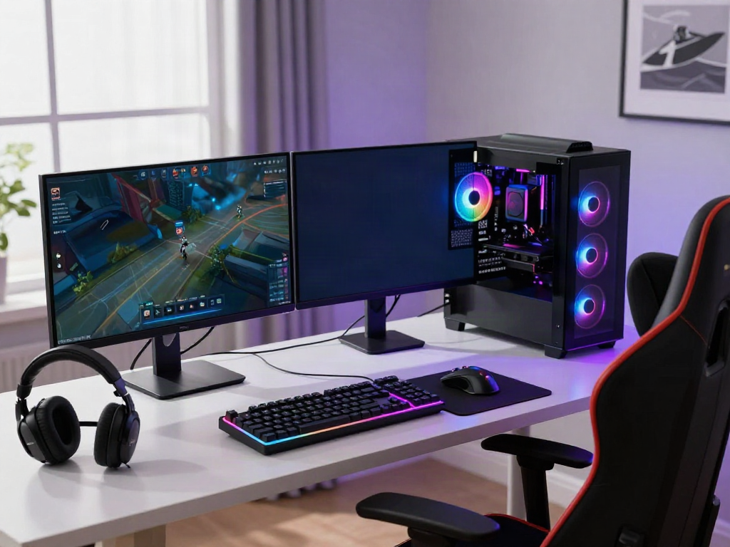 Nyonya4D, tempat bermain game online dengan setup gaming modern dan aksesori lengkap.