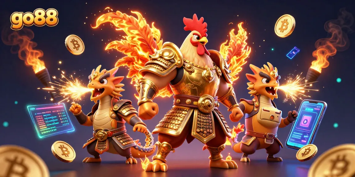 Experience high-stakes action at go88 with a vibrant 3D casino scene featuring immersive characters and elements.