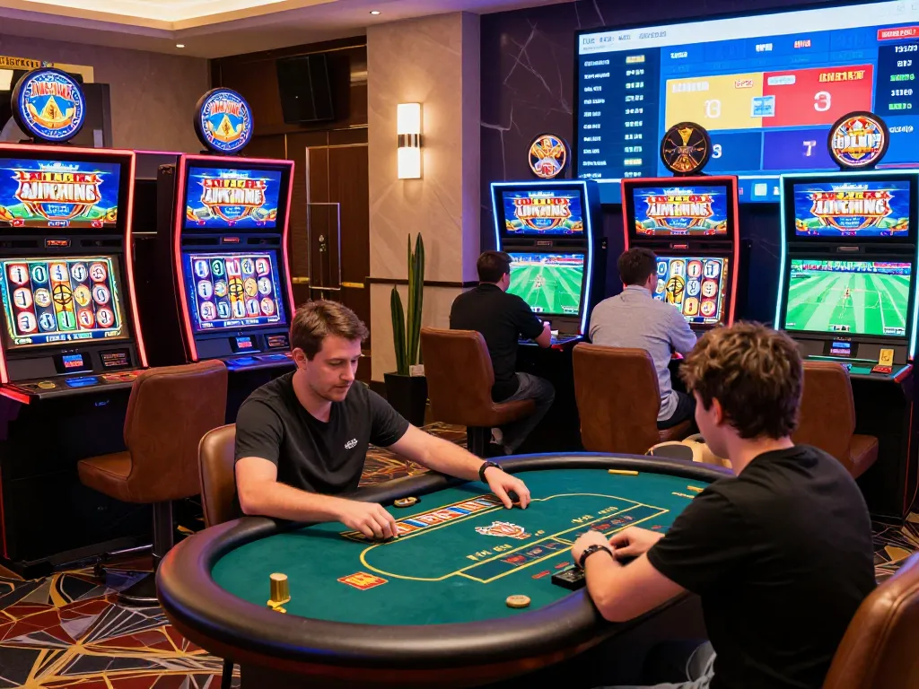 Engaging online gaming scene showcasing KO66 casino experience with live dealers and vibrant slot games.