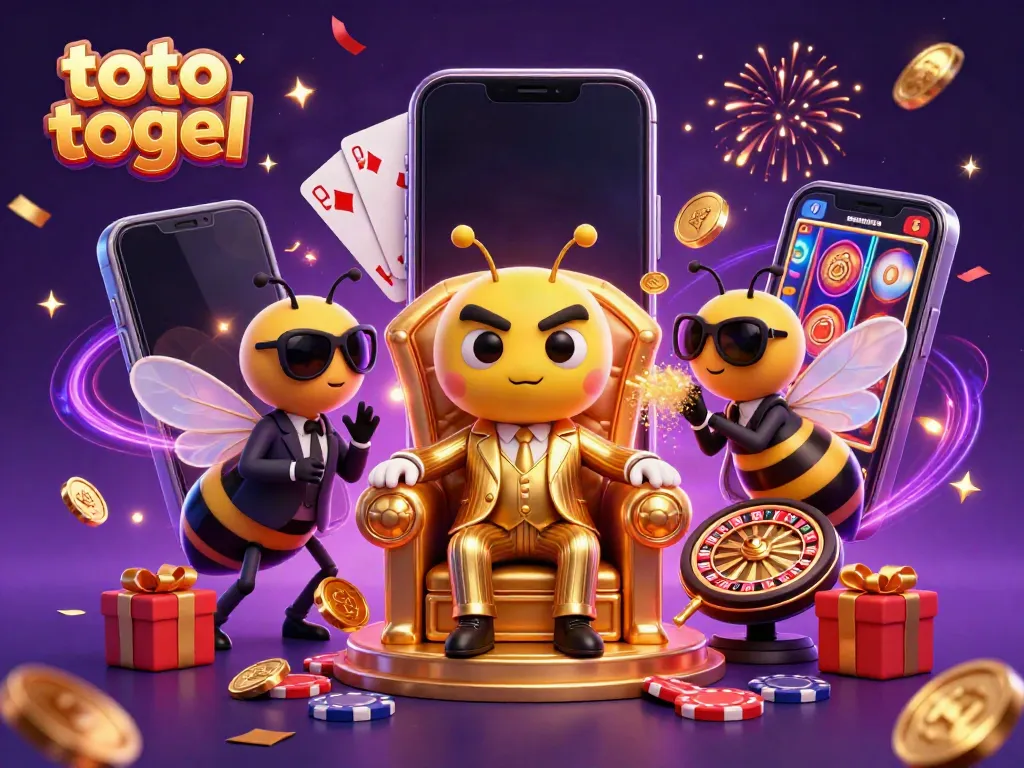 Engage in thrilling toto togel action with golden coins and vibrant slot games, revealing the excitement of online gaming.