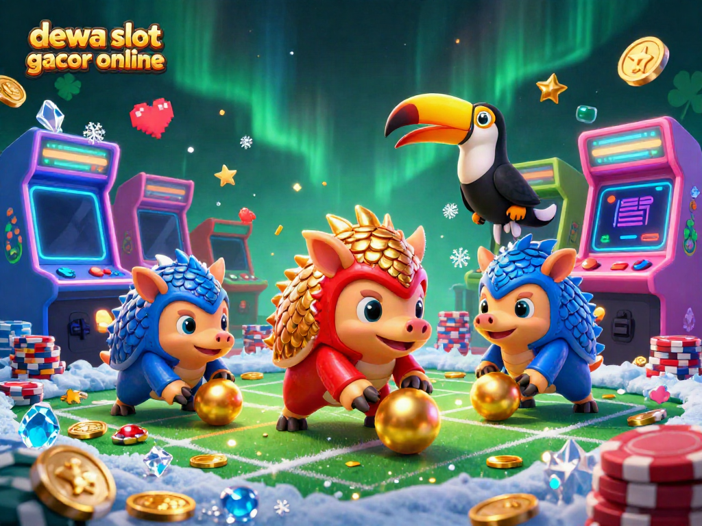 Rasakan keasyikan berjudi dengan dewa slot gacor online, pangolin bersaing di meja kasino.