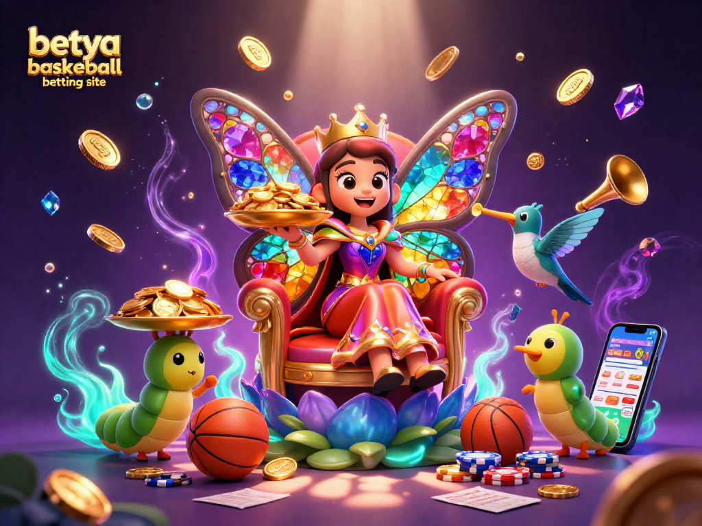 Engage with the betya basketball betting site in a vibrant, energetic scene bursting with action and dynamic elements.