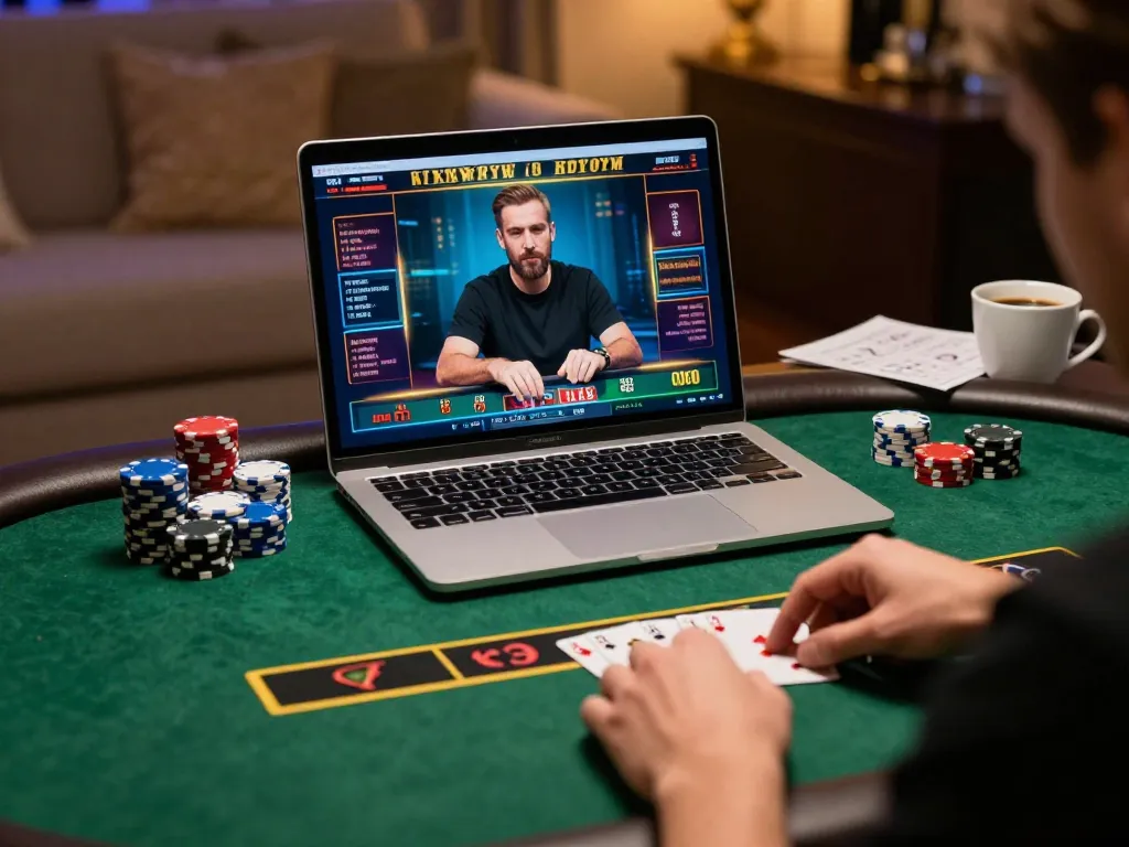 Player enjoys ok365 online casino games with live dealer interaction and strategic focus