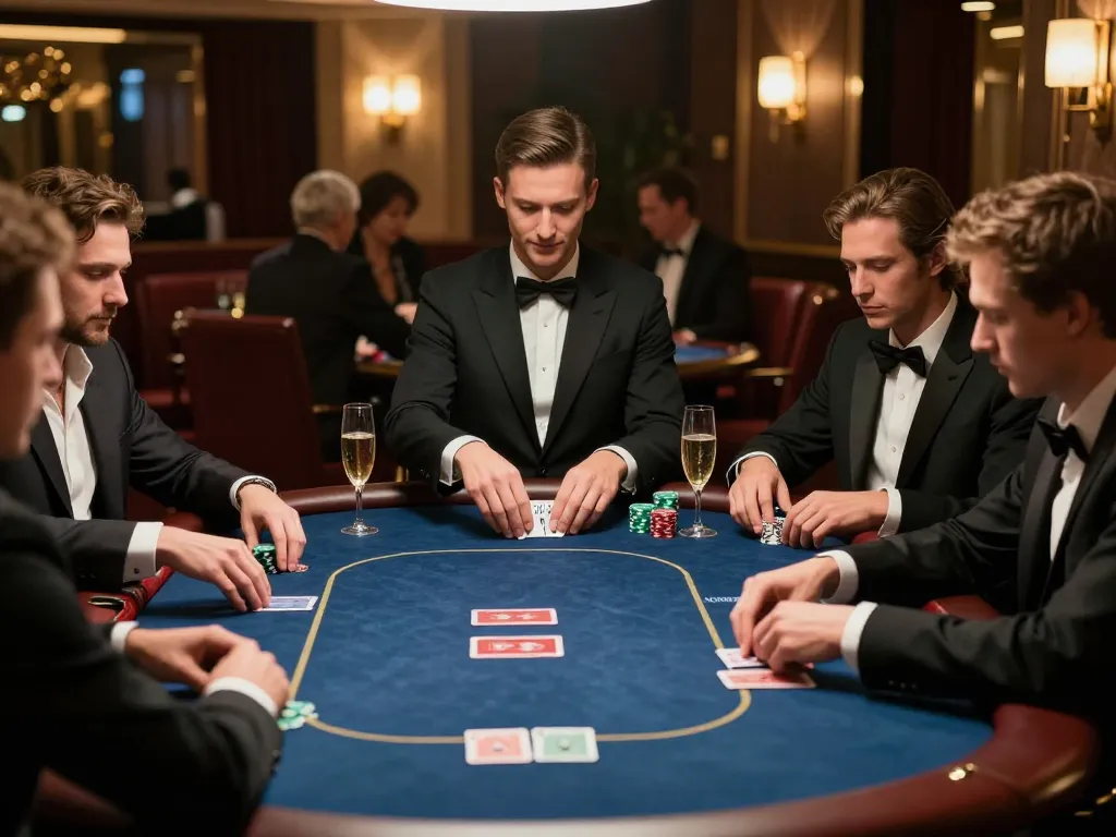 Experience thrilling poker gameplay at IWIN with high-stakes action and luxurious atmosphere.