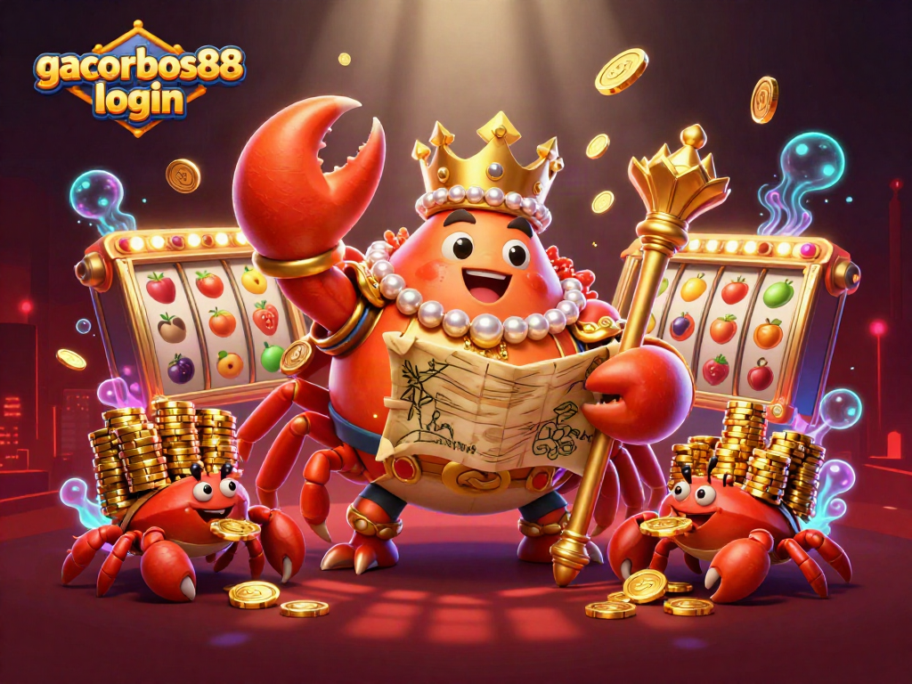 Join the excitement at gacorbos88 login, where players chase jackpots surrounded by vibrant casino elements.