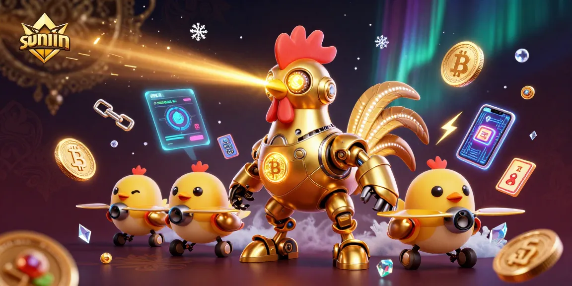 Experience thrilling gameplay at sunwin with a vibrant futuristic casino illustration depicting exciting gaming elements.