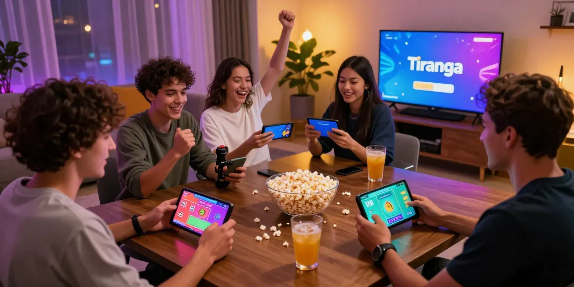 Tiranga Game Login experience with friends enjoying online gaming on mobile devices