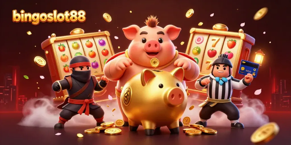 Jelajahi keseruan bingoslot88 dengan karakter unik dalam kasino penuh warna.