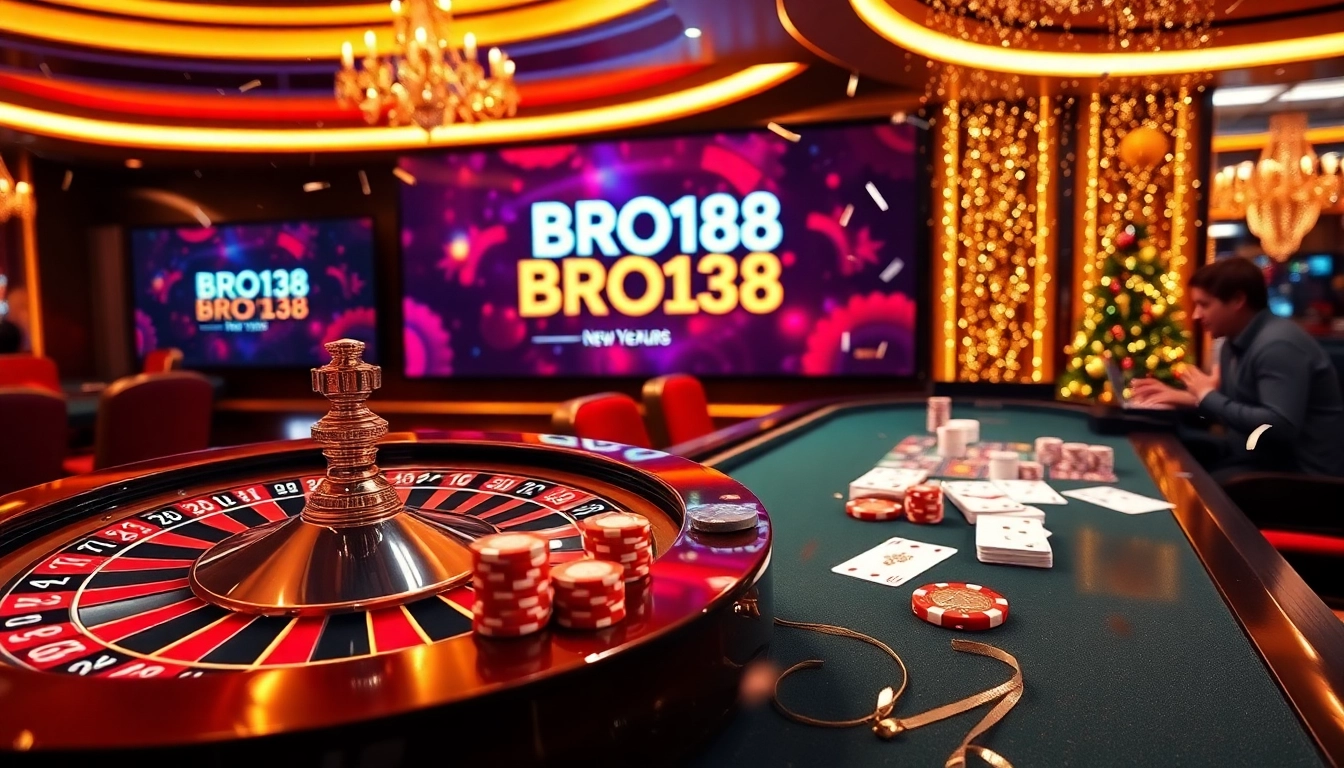 Experience excitement at BRO138's online casino with festive gaming and rewarding bonuses.