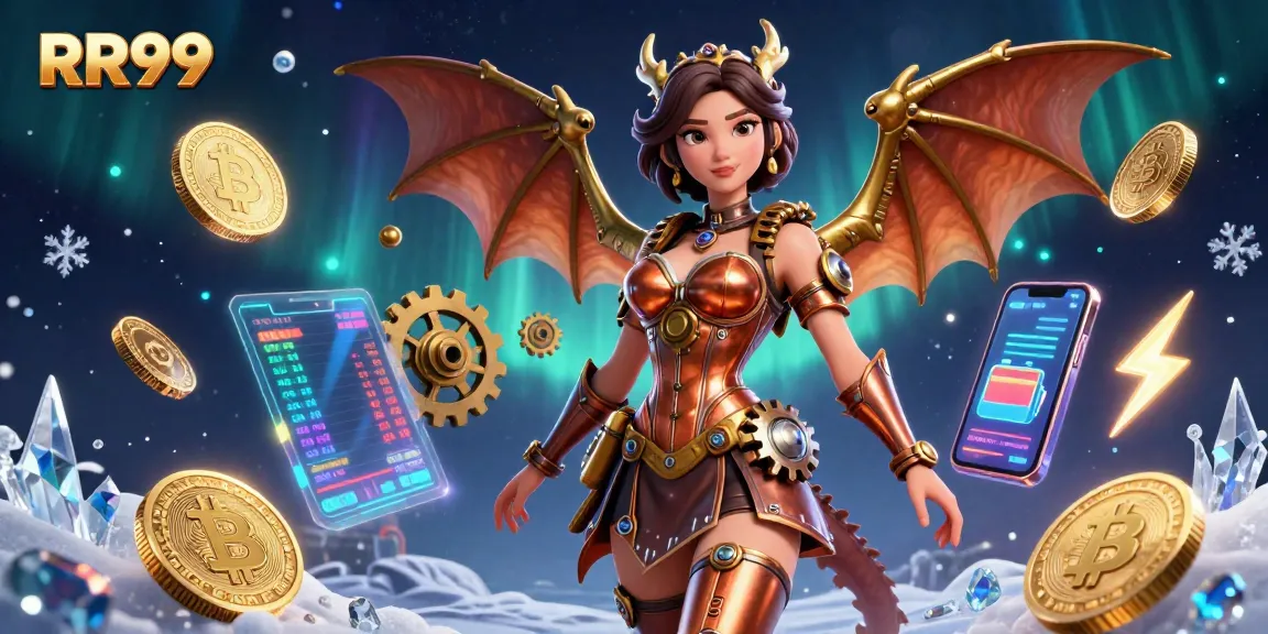Experience winning moments with RR99 in an immersive 3D casino scene filled with dynamic game elements.