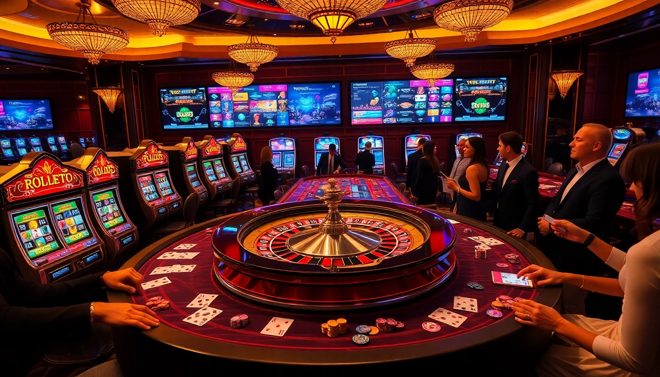 Experience thrilling gameplay at https://789win.associates/ with vibrant casino tables and excited players.