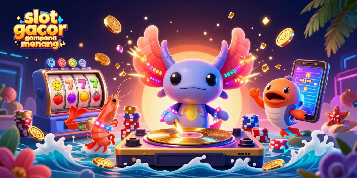 Engage your luck with slot gacor gampang menang, showcasing vibrant rewards in a lively casino scene.