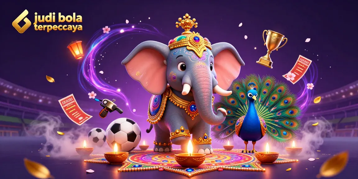 Experience thrilling bets with judi bola terpercaya through colorful sports elements and dynamic visuals.