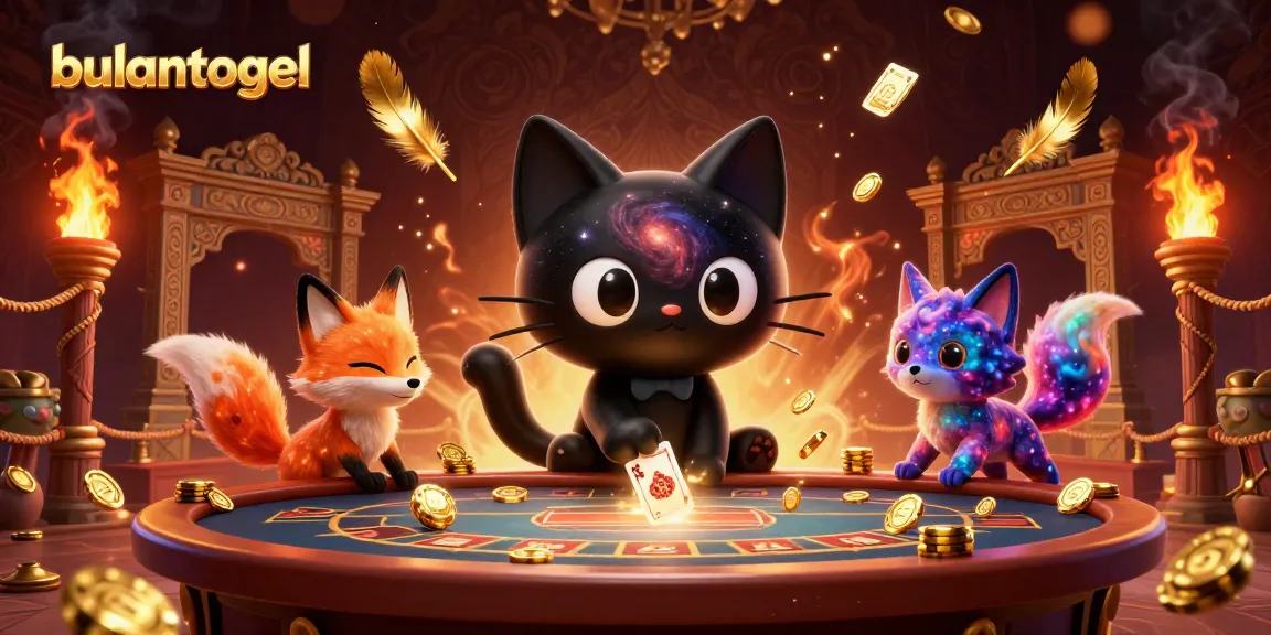 bulantogel menawarkan pengalaman bermain di kasino dengan kucing hitam 3D dan efek galaksi