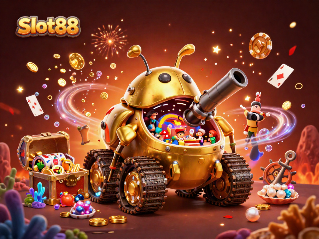 Experience thrilling wins with the vibrant slot88 cartoon casino scene featuring celebratory elements.