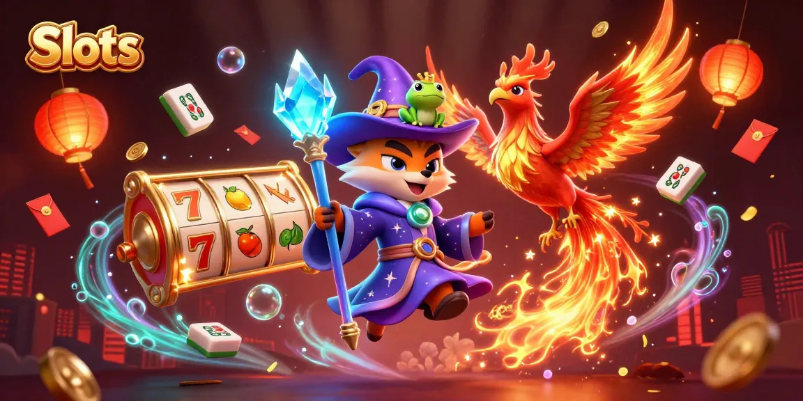 Experience thrilling Slots action in an enchanting 3D wizardry scene filled with lucky symbols.