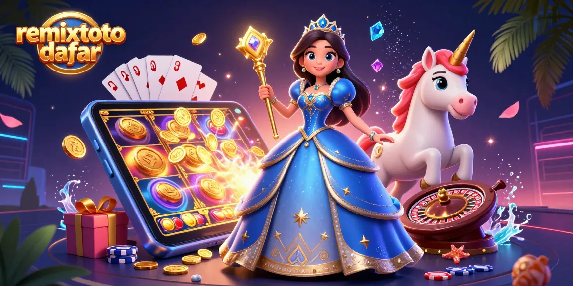 Engage with remixtoto daftar, showcasing vibrant slot games, thrilling visuals, and magical ambiance.
