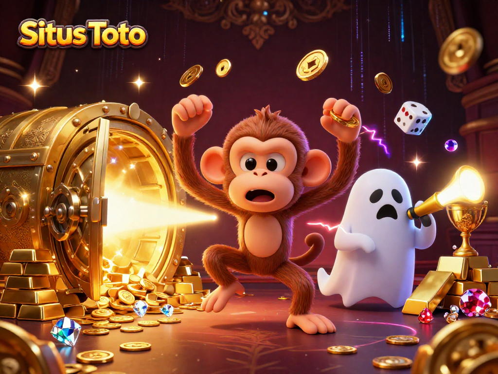 Situs Toto mengungkapkan momen menarik di kasino, dengan karakter hantu yang lucu dan petugas pemburu hantu menggali harta karun.