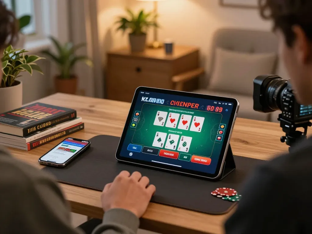 Play live dealer blackjack on 11win with vibrant cards and cozy home atmosphere