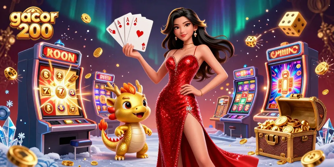 Experience thrilling wins with gacor 200 at an exciting online casino filled with vibrant gaming elements.