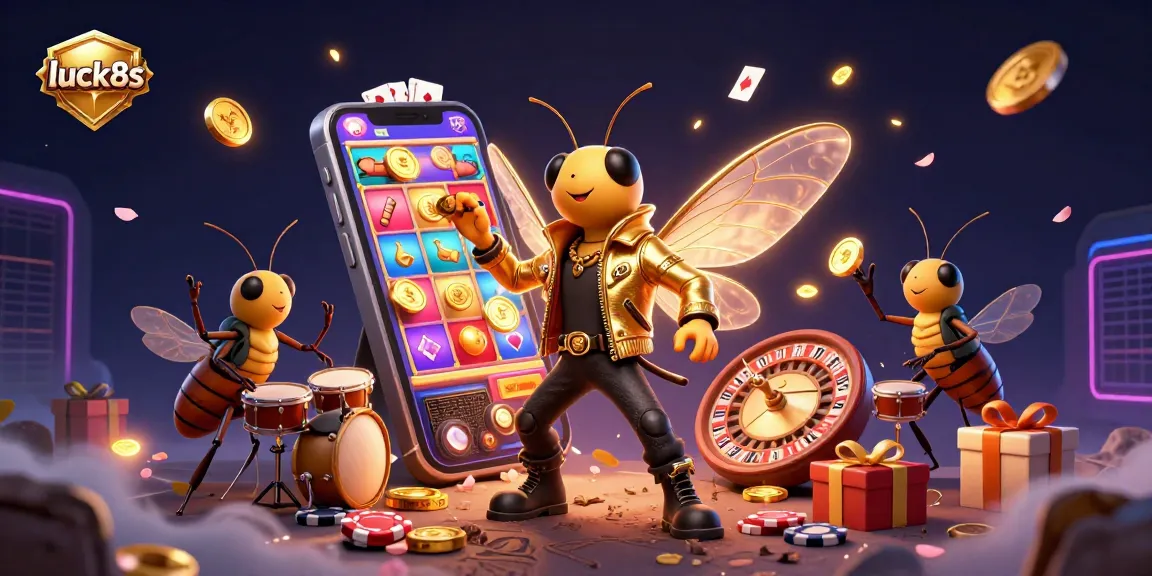Join the excitement with luck8s as the 3D rock star and friends bring casino fun to life!