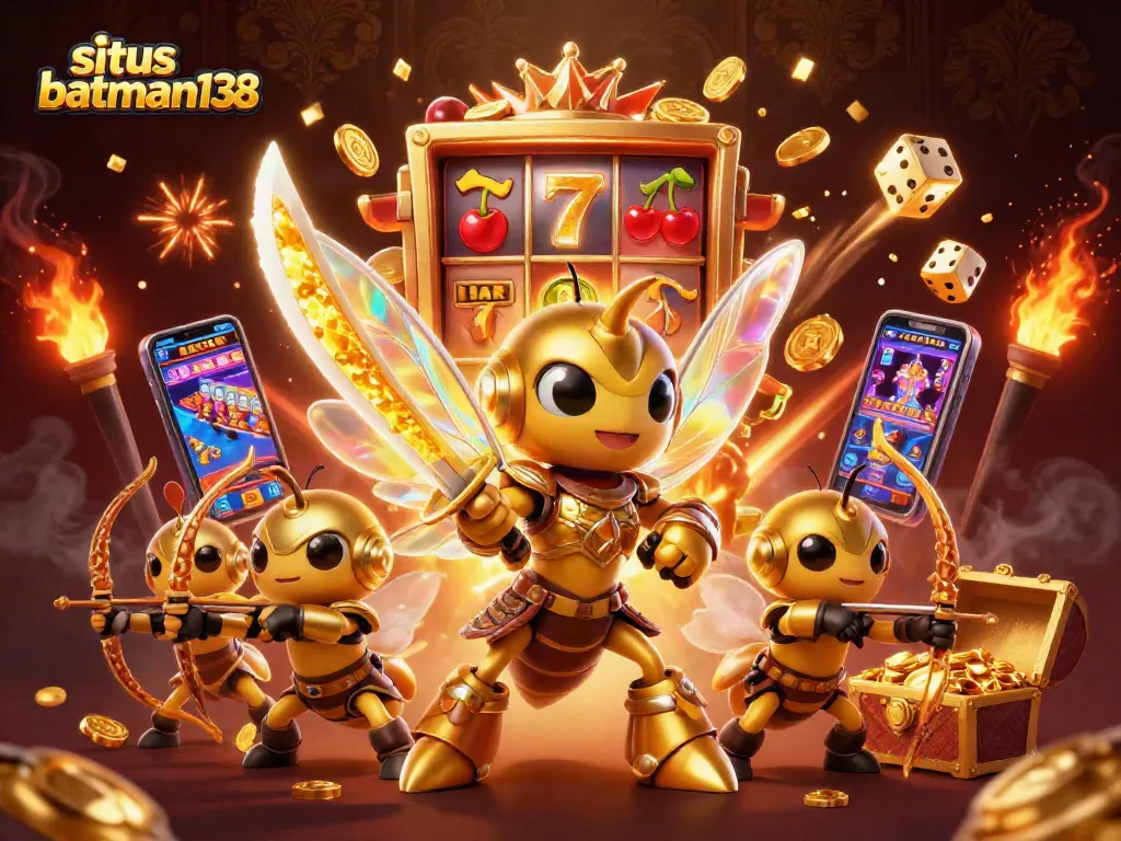 Rasakan keseruan bermain di situs batman138 dengan mesin slot berkilau dan karakter berwarna cerah.