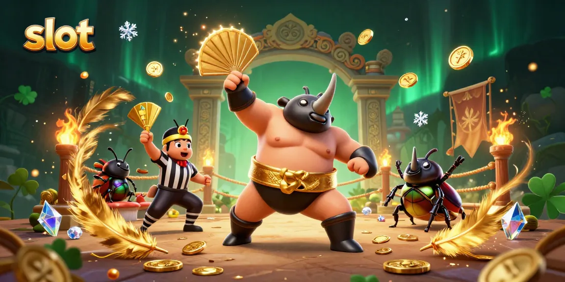 Menangkan lebih banyak dengan slot yang terispirasi oleh petarung juara, dikelilingi koin emas.