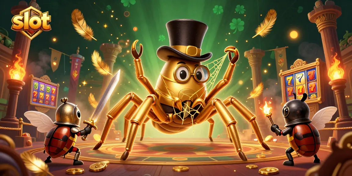 Engage with dynamic slot gameplay featuring vibrant 3D characters and ornate casino elements