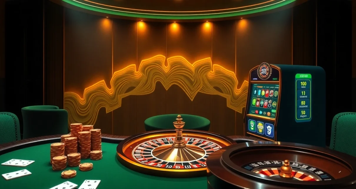 הנאה ממשחק רמי אונליין מרגש עם אלמנטים של קזינו יוקרתיים וויזואלים מרהיבים.