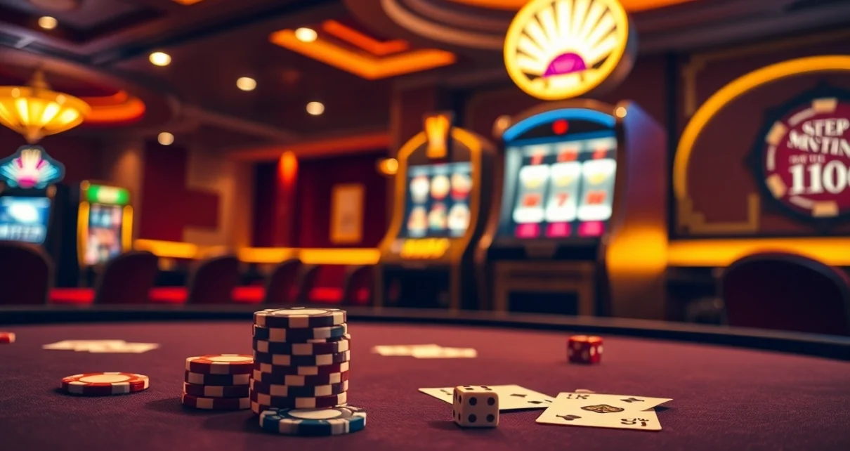 Experience excitement at https://xx88.nl/ with poker chips and vibrant casino tables.