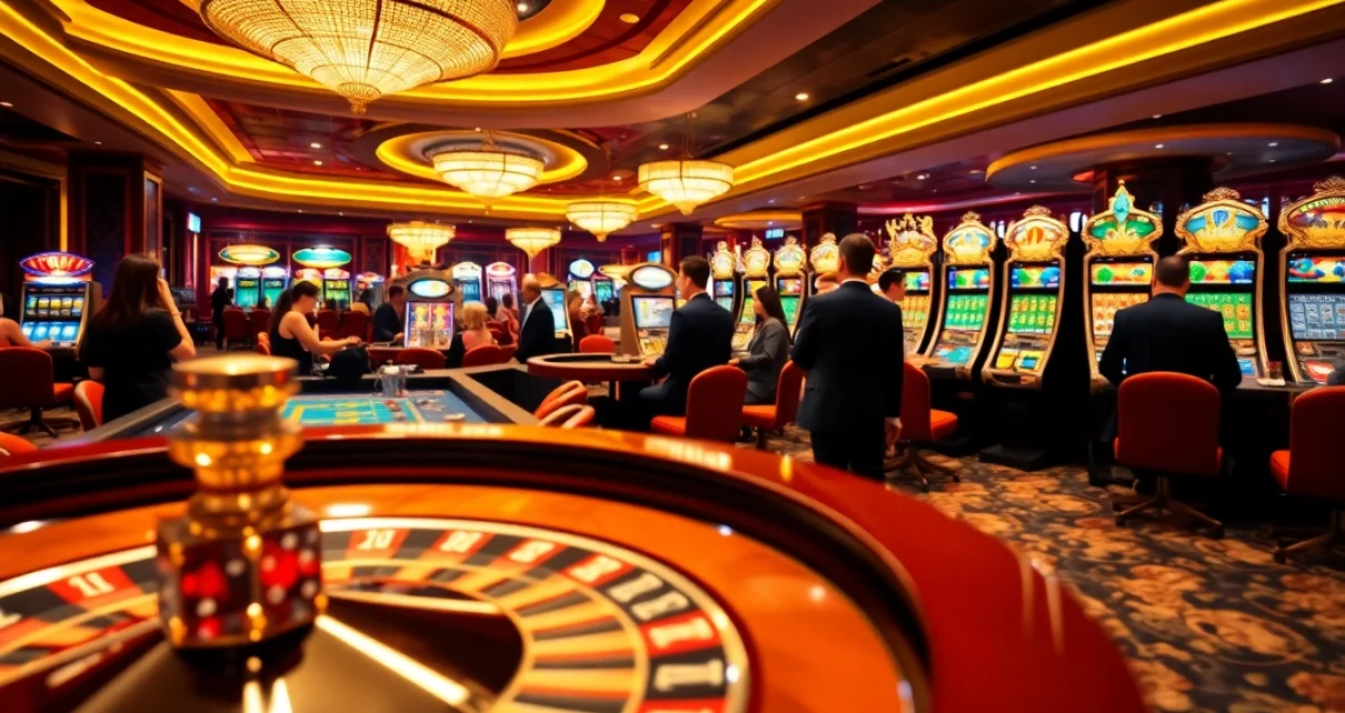 Experience the thrill of gaming at https://soibet.vision/ with vibrant casino scenes and engaging players.
