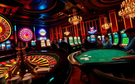 SODO66 players enjoying an exciting casino experience with vibrant gaming tables and colorful chips.