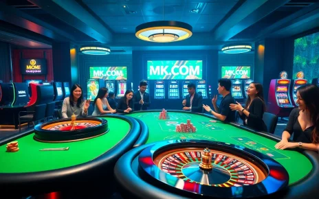 Experience thrilling gameplay at MK8.COM with vibrant casino tables and engaged players.